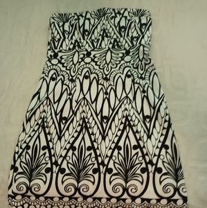 Black and white dress